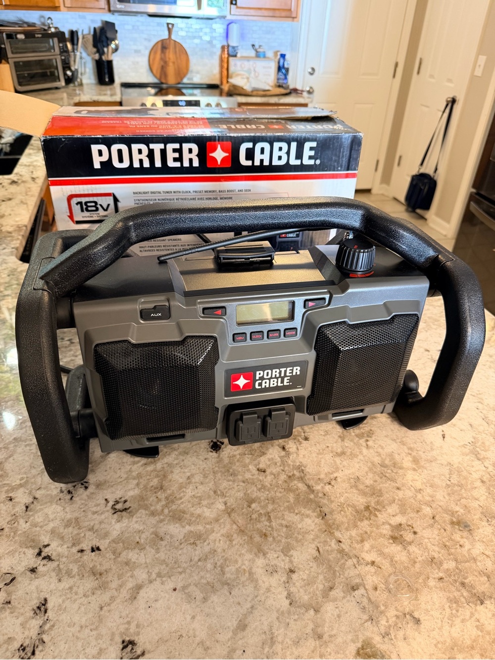 Portable Jobsite Radio - Gray/Black